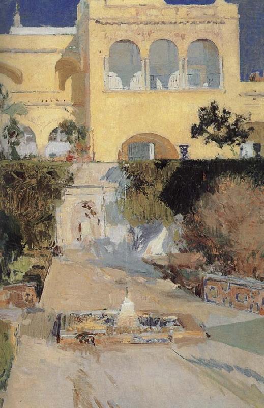 Joaquin Sorolla The Royal Palace in the afternoon china oil painting image
